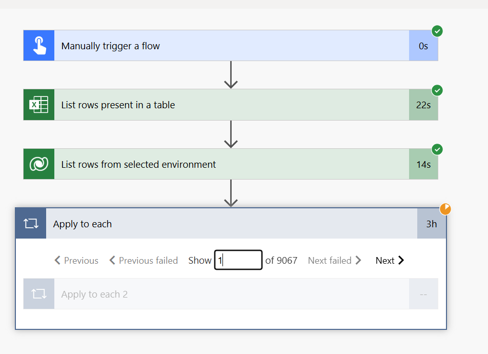 Power Automate Excel data processing